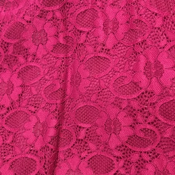 Torrid Wine Colored Lace Dress - Picture 5 of 8